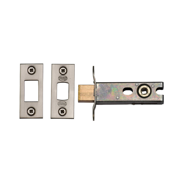 York Architectural Tubular Bathroom Deadbolt 3" Satin Chrome/Nickel Finish - YKBDB3N-SN&SC - Choice Handles