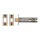 York Architectural Tubular Bathroom Deadbolt 4" Antique Brass finish - YKBDB4N-AT - Choice Handles