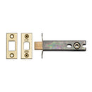 York Architectural Tubular Bathroom Deadbolt 4" Polished Brass Finish - YKBDB4N-PB - Choice Handles