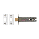 York Architectural Tubular Bathroom Deadbolt 4" Polished Chrome/Nickel Finish - YKBDB4N-PC&PN