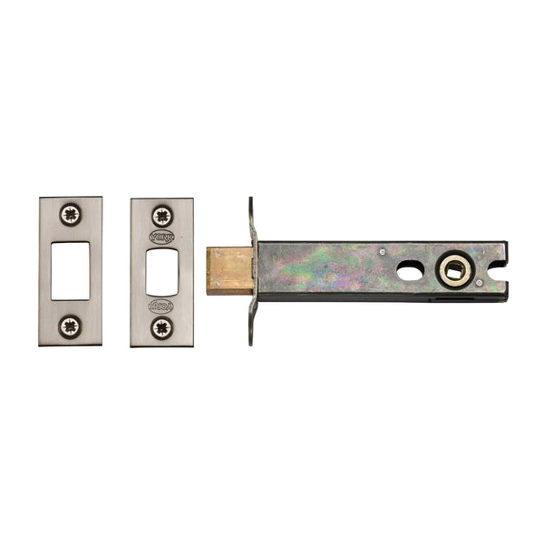 York Architectural Tubular Bathroom Deadbolt 4" Satin Chrome/Nickel Finish - YKBDB4N-SN&SC - Choice Handles