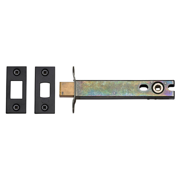 5" Tubular Bathroom Bolt  Black - YKBDB5N-BLK - Choice Handles