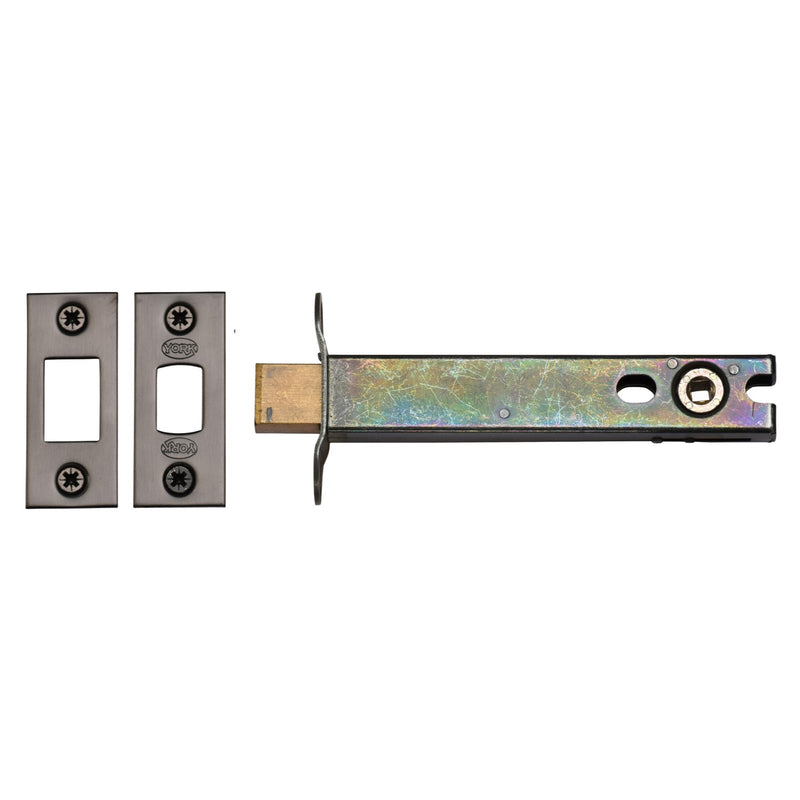 5" Tubular Bathroom Bolt  Matt Bronze - YKBDB5N-MB - Choice Handles