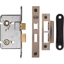 York Bathroom Lock 2 1/2  Antique Brass
 - YKBL2N-AT - Choice Handles