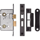 York Bathroom Lock 3  Matt Black finish
 - YKBL3N-BLK - Choice Handles