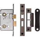 York Bathroom Lock 2 1/2 Matt Bronze
 - YKBL2N-MB - Choice Handles