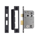 3 Lever Sash Lock 2 1/2 Matt Black - YKSL32N-BLK