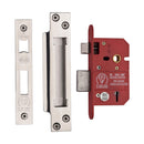York British Standard 5 Lever Sashlock 2 1/2 Polished Chrome/Nickel Finish
 - YKSLBS52N-PC&PN - Choice Handles