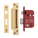 3 Lever Sash Lock 2 1/2"" SB - YKSL32N-SB - Choice Handles