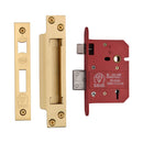 York British Standard 5 Lever Sashlock 3 Satin Brass Finish
 - YKSLBS53N-SB - Choice Handles