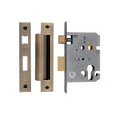 York EuroProfile Sashlock 3" Antique Brass Finish - YKSLE3N-AT