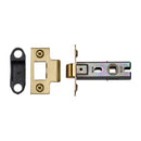 York Tubular Latch 2 1/2" Satin Brass Finish - YKTL2N-SB - Choice Handles
