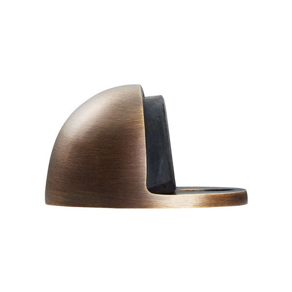 Carlisle Brass - Oval Floor Mounted Door Stop - Antique Brass - AA20AB - Choice Handles
