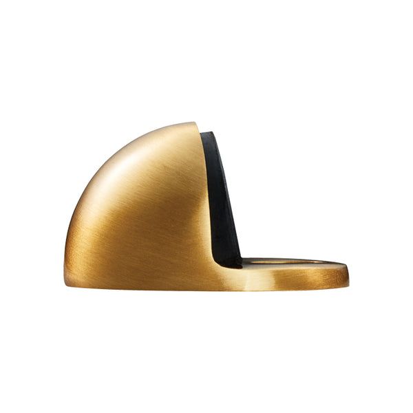 Carlisle Brass - Oval Floor Mounted Door Stop - Satin Brass - AA20SB - Choice Handles