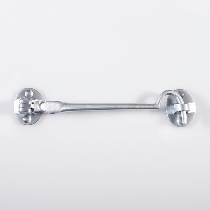 Carlisle Brass - Silent Pattern Cabin Hook 150mm - Satin Chrome - AA62SC - Choice Handles