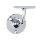 Carlisle Brass - Heavyweight Handrail Bracket 64mm - Polished Chrome - AA85CP - Choice Handles
