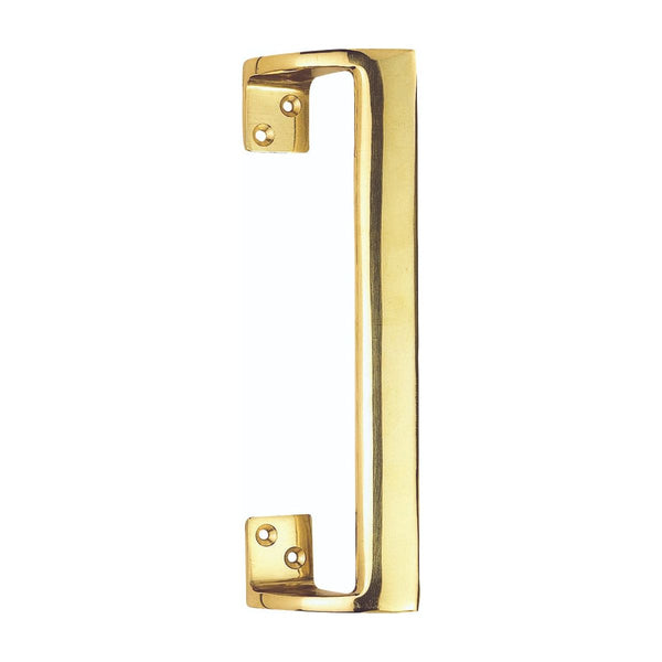 Carlisle Brass - Cranked Pull Handle 229mm - Polished Brass - AA90 - Choice Handles