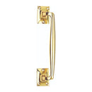 Carlisle Brass - Pub Style Pull Handle 250mm - Polished Brass - AA92 - Choice Handles