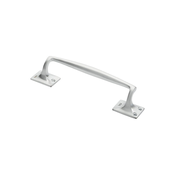 Carlisle Brass - Pub Style Pull Handle 250mm - Satin Chrome - AA92SC - Choice Handles