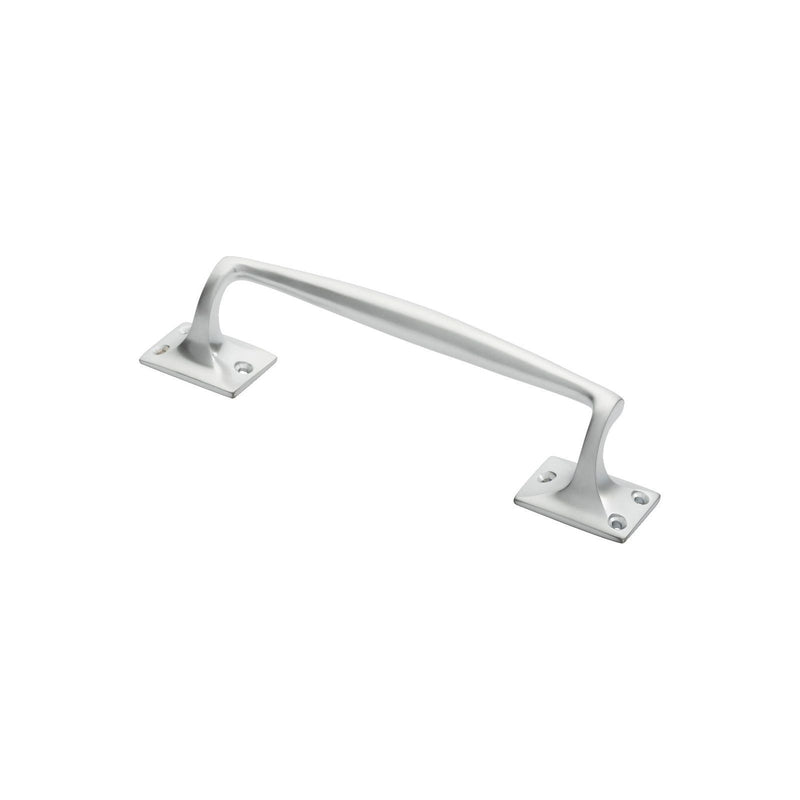 Carlisle Brass - Pub Style Pull Handle 250mm - Satin Chrome - AA92SC - Choice Handles
