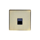 Eurolite Concealed 3mm Telephone Slave - Antique Brass - AB1SLB - Choice Handles