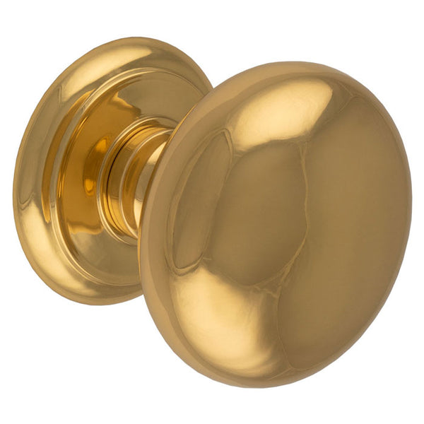 Carlisle Brass - Large Centre Door Knob - Polished Brass - AC055 - Choice Handles