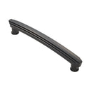 Carlisle Brass - Art Deco Handle 160mm - Matt Black - ADR502CMB - Choice Handles