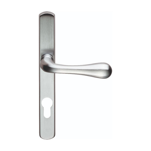 Manital - Astro Lever on Euro Lock Narrowplate 70mm c/c - Satin Chrome AQ1NPSC - Choice Handles