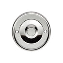 Carlisle Brass - Round Bell Push - Polished Chrome - AQ30CP - Choice Handles