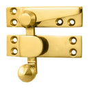 Carlisle Brass - Architectural Quality Sash Fastener (Quadrant Arm) - Polished Brass - AQ39 - Choice Handles