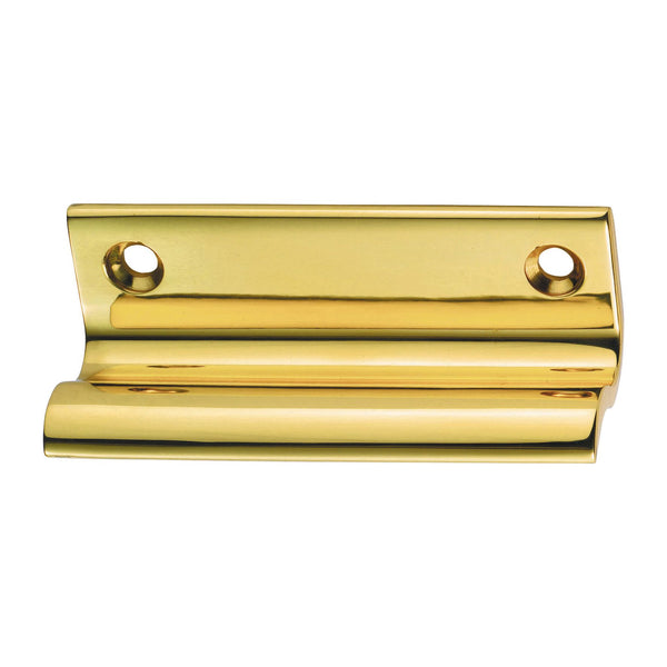 Carlisle Brass - Sash Window Lift C/W Screws 64mm - Polished Brass - AQ50
