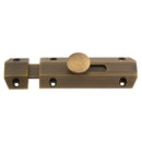 Carlisle Brass - 102 X 36mm Surface Bolt C/W Keep Flat & Angled Mortice Keeps - Antique Brass - AQ81AB - Choice Handles