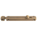 Carlisle Brass - 203 X 36mm Surface Bolt C/W Keep Flat & Angled Mortice Keeps - Antique Brass - AQ83AB - Choice Handles
