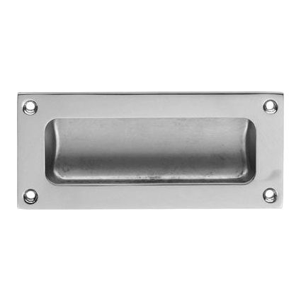 Carlisle Brass - Flush Pull 102mm x 45mm - Polished Chrome - AQ90CP - Choice Handles