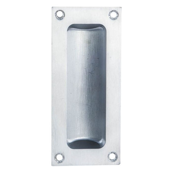 Carlisle Brass - Flush Pull 102mm x 45mm - Satin Chrome - AQ90SC - Choice Handles
