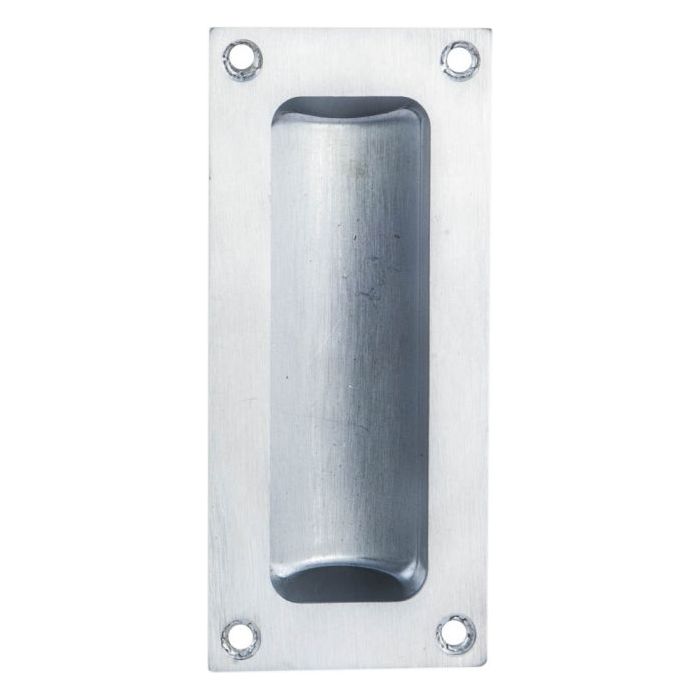 Carlisle Brass - Flush Pull 102mm x 45mm - Satin Chrome - AQ90SC - Choice Handles