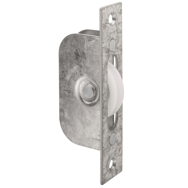 Carlisle Brass - Sash Window Axle Pulley No 1 Galv Forend With Nylon Wheel - Galvanised - AQ91