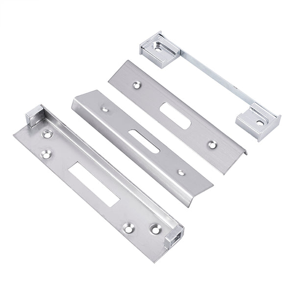 Eurospec - BS Rebate Set (DeadLock) BS Lever Lock 13mm - Satin Stainless Steel - ARB5205SSS