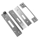 Eurospec - BS Rebate Set (Deadlock) Cylinder-Satin Stainless Steel - Satin Stainless Steel - ARB5405SSS - Choice Handles