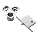 Manital - Sliding Door Set (Square) - Satin Chrome - ART55BQSC - Choice Handles