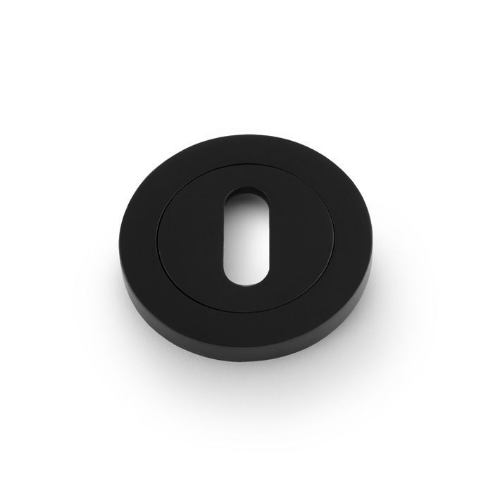 Alexander & Wilks Concealed Fix Escutcheon Standard Profile - Black - AW391BL