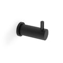 Alexander & Wilks Brunel Knurled Coat Hook - Black - AW775BL - Choice Handles