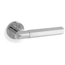 Alexander & Wilks Spitfire Alexander and Wilks Hex  Lever on Round Rose - Polished Chrome - AW224PC - Choice Handles