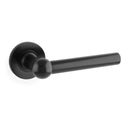 Alexander & Wilks Siskin Lever on Rose - Black - AW250BL - Choice Handles