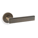 Alexander & Wilks Jesper Lever Door Handle on Rose – Antique Brass – AW260AB