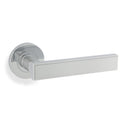Alexander & Wilks Jesper Lever Door Handle on Rose – Polished Chrome – AW260PC