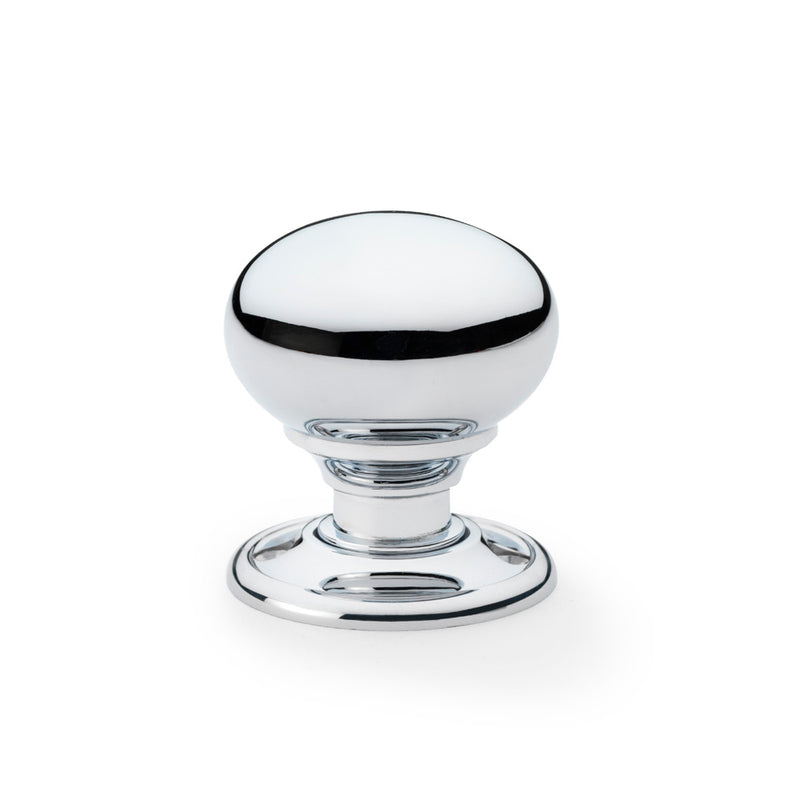 Alexander and Wilks Kershaw Door Knob - Knob 41mm - Polished Chrome - AW300-41-PC