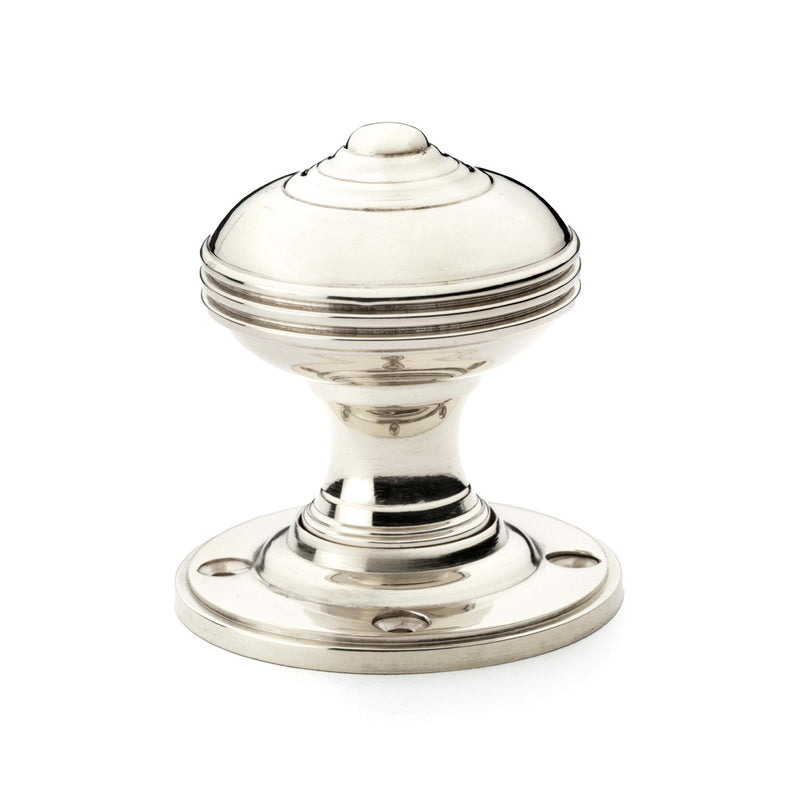 Alexander and Wilks - Romeo Mortice Knob - Polished Nickel - AW304-50-PN