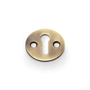 Alexander and Wilks - Victorian Standard Profile Escutcheon - Antique Bronze - AW399ABZ - Choice Handles