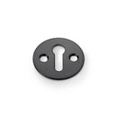 Alexander and Wilks - Victorian Standard Profile Escutcheon - Black Powder Coat - AW399BLK - Choice Handles